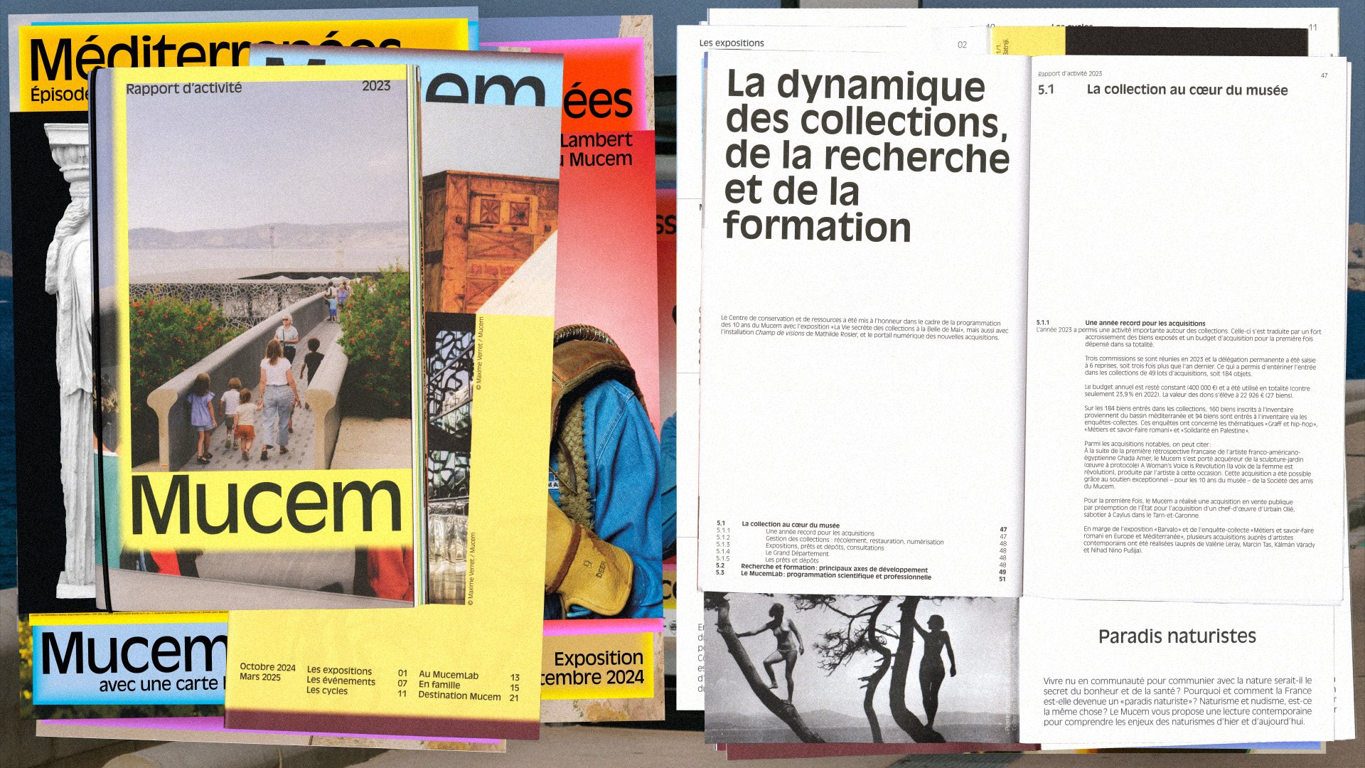 Mucem — affiches et doubles pages de publications, vue 19 — Les Graphiquants